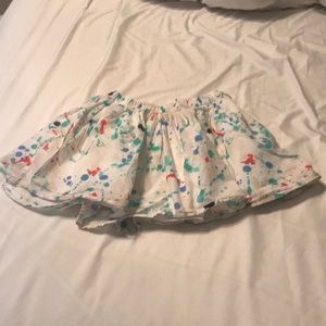 GAP kids splatter painting skirt
